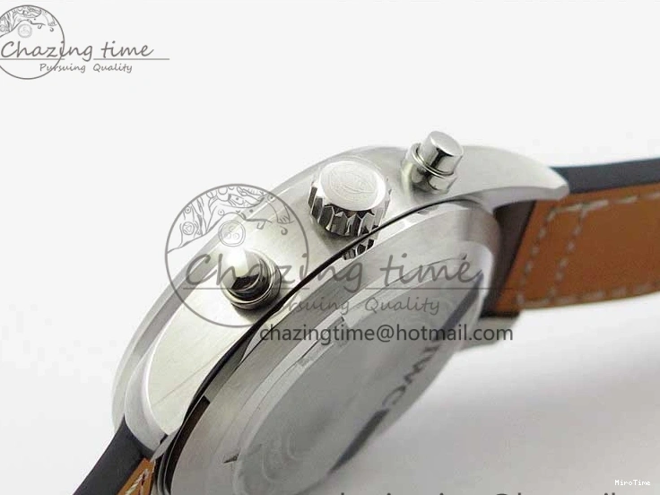 MIROTIME 0321 Pilot Chrono IW377726 ZF 1:1 Best Edition Green Dial on Brown Leather Strap A Trendsetting 7125